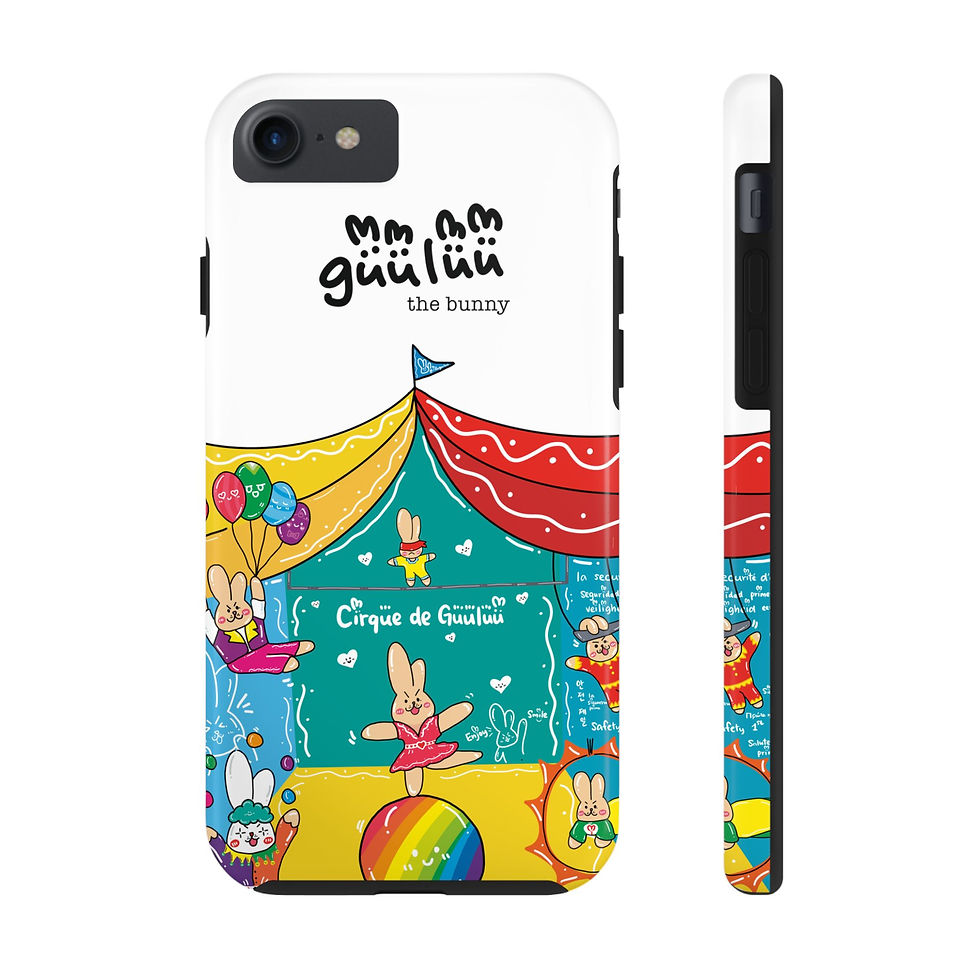 Thumbnail: The Bunny Circus Tough Phone Case