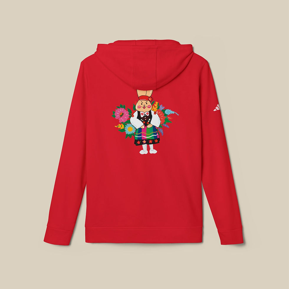 Thumbnail: The Ludowy Bunny x adidas Unisex Fleece Hoodie