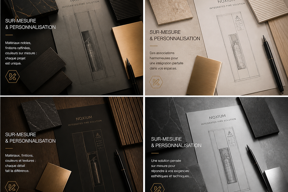 Noxium pour architectes et prescripteurs en projets ERP haut de gamme