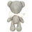 Thumbnail: Hand Made Grey Stripe Teddy Bear - Size S