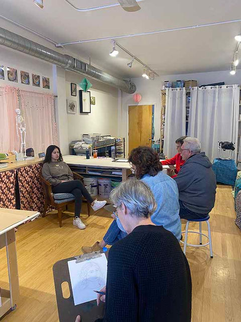 Senior Art Class