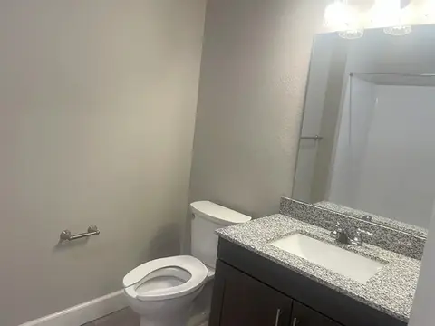 Bathroom with cute vanity