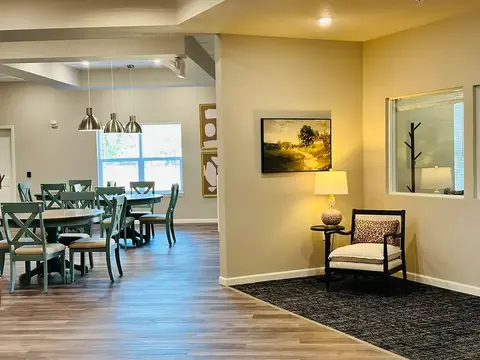 Cozy nook for reading or relaxing.