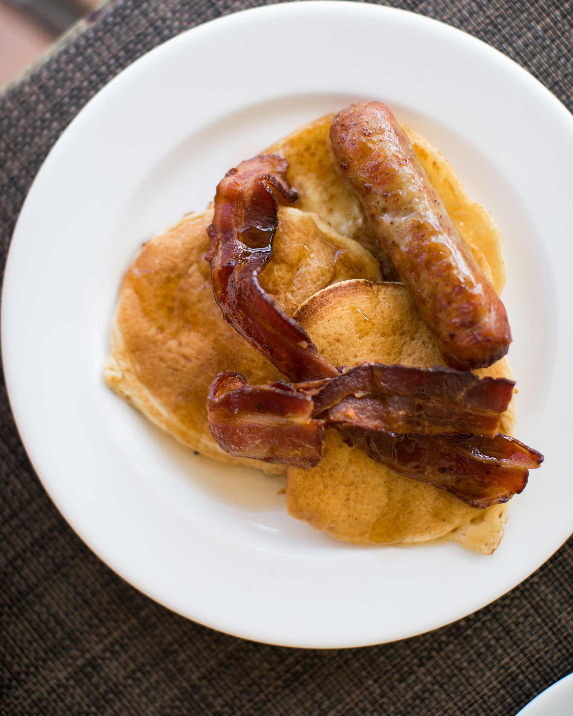 pancakes and bacon