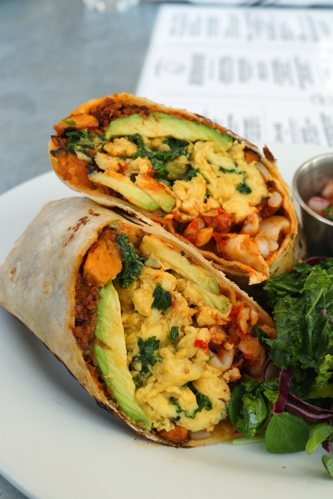 Seamores breakfast burrito