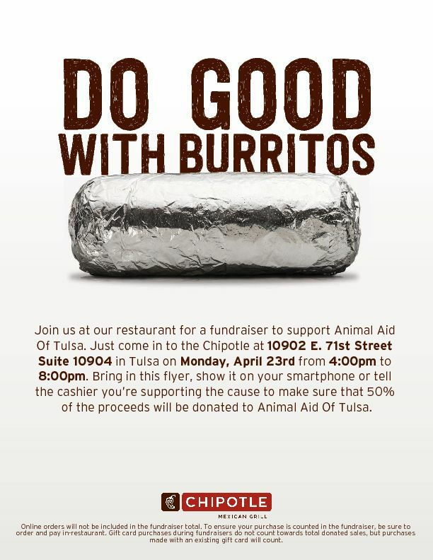 Guac On! Fundraiser at Chipotle!