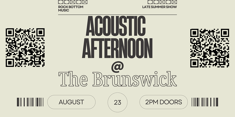 Acoustic Afternoon at The Brunswick