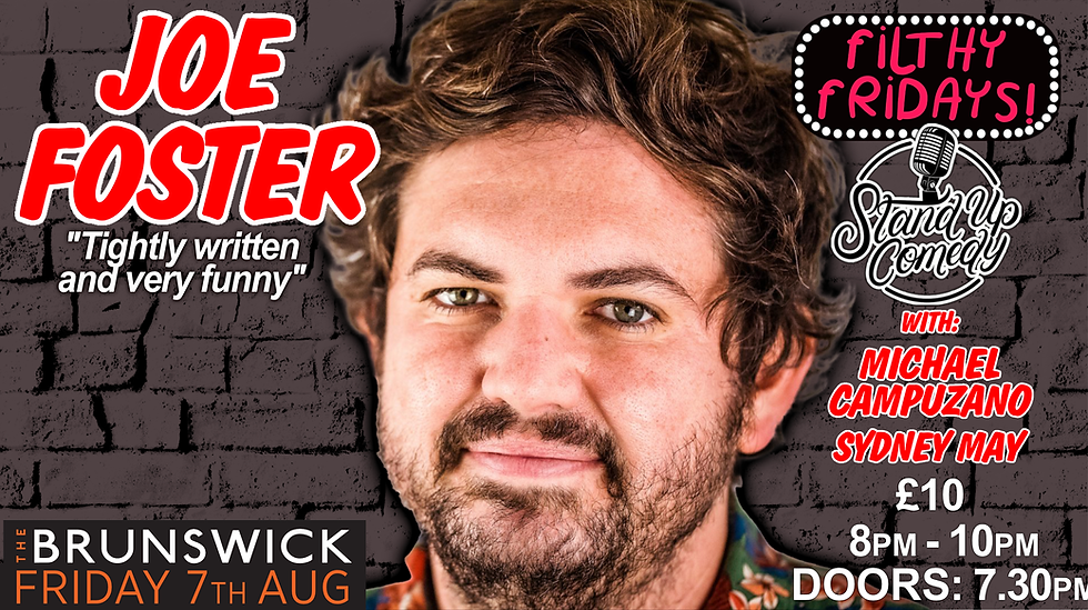 FILTHY FRIDAYS with Joe Foster