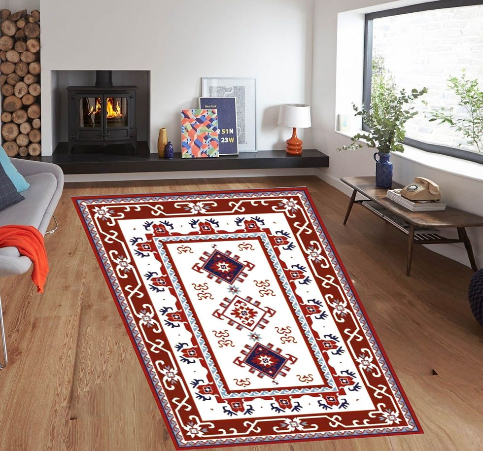 Thumbnail: Anatolian Motifs Patterned, Lint Free, Anti-allergic, Thin, foldable & washable