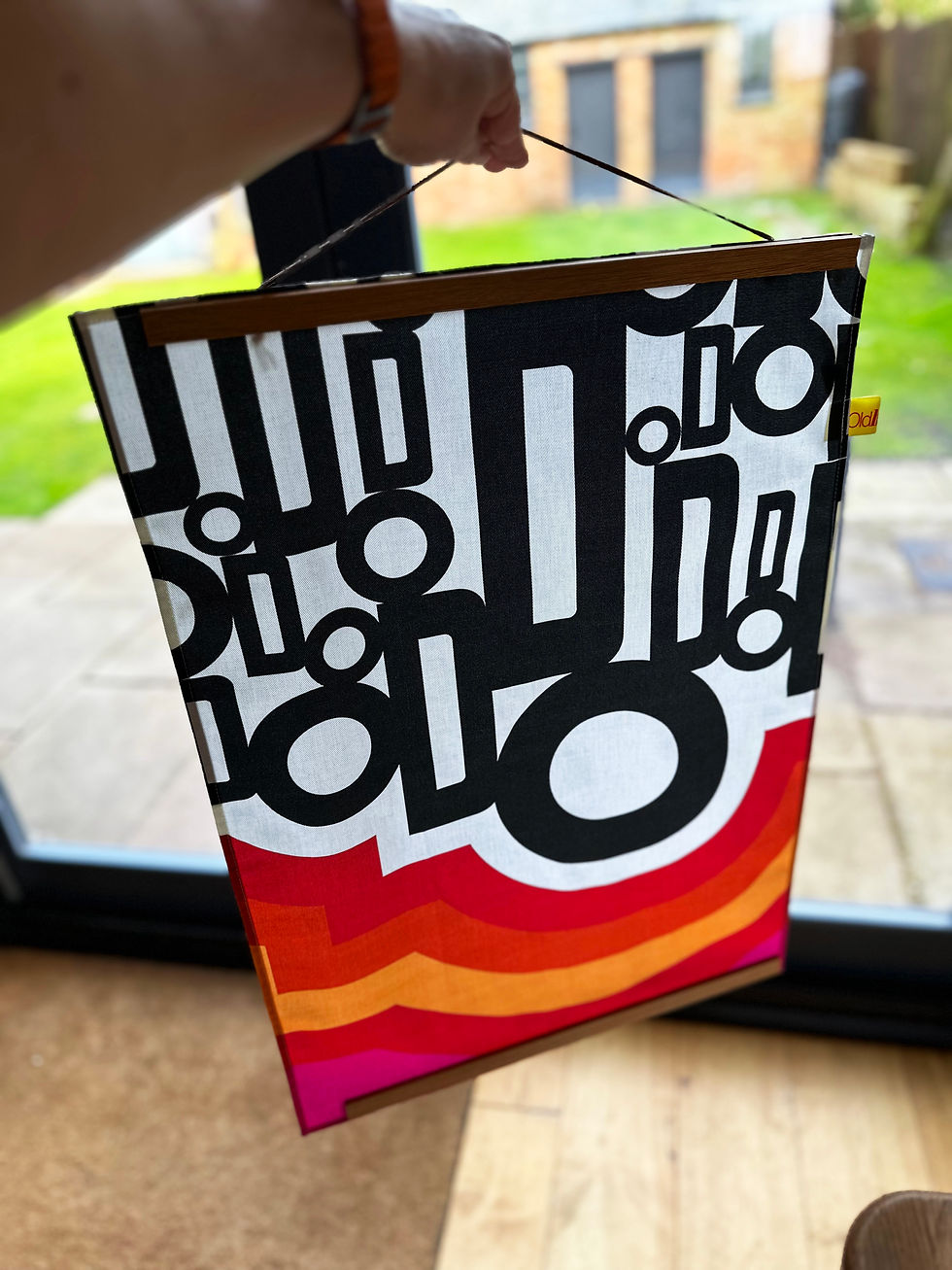 Thumbnail: Retro Sixties Print Tea towel