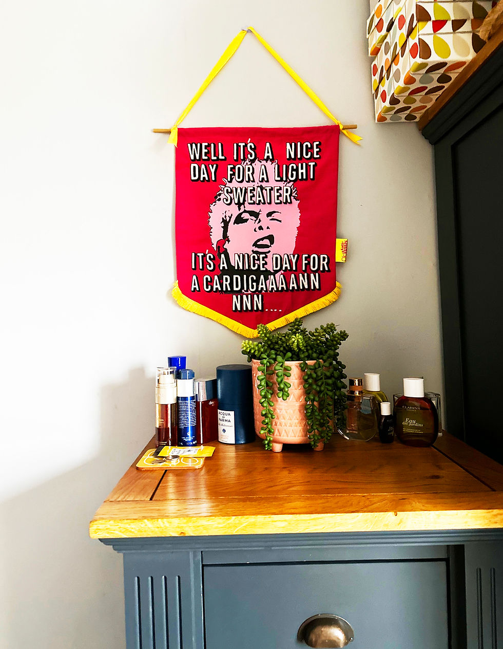 Thumbnail: Billy Idol Inspired Winter Meme Wall Hanging