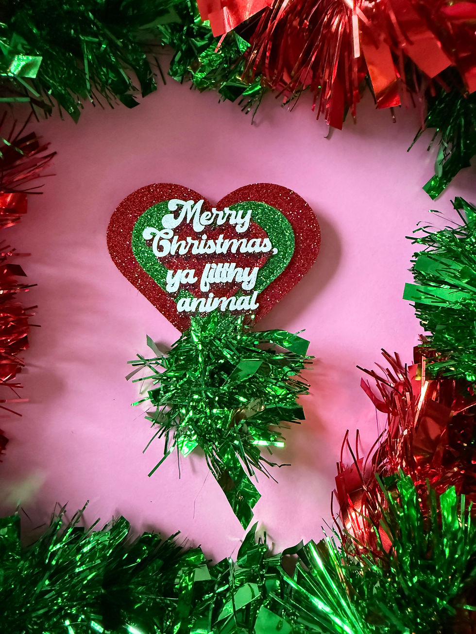 Thumbnail: Ya Filthy Animal Home Alone The Movie Sparkle Heart Badge / Brooch