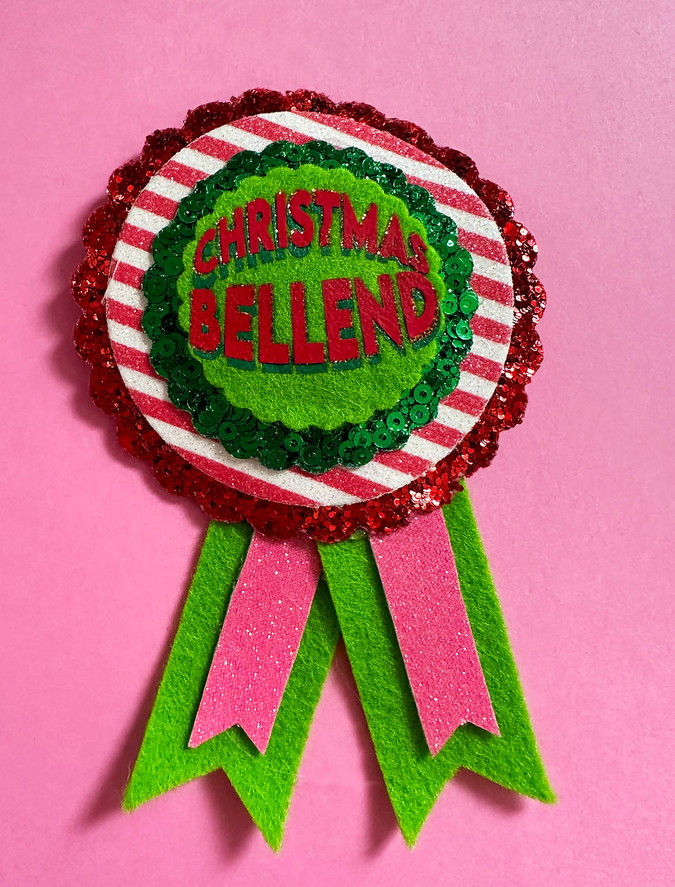 Thumbnail: Christmas Bellend Rosette Badge