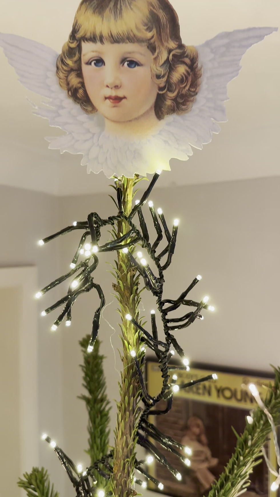 Thumbnail: Cherub Tree Topper Angel Tree Decoration
