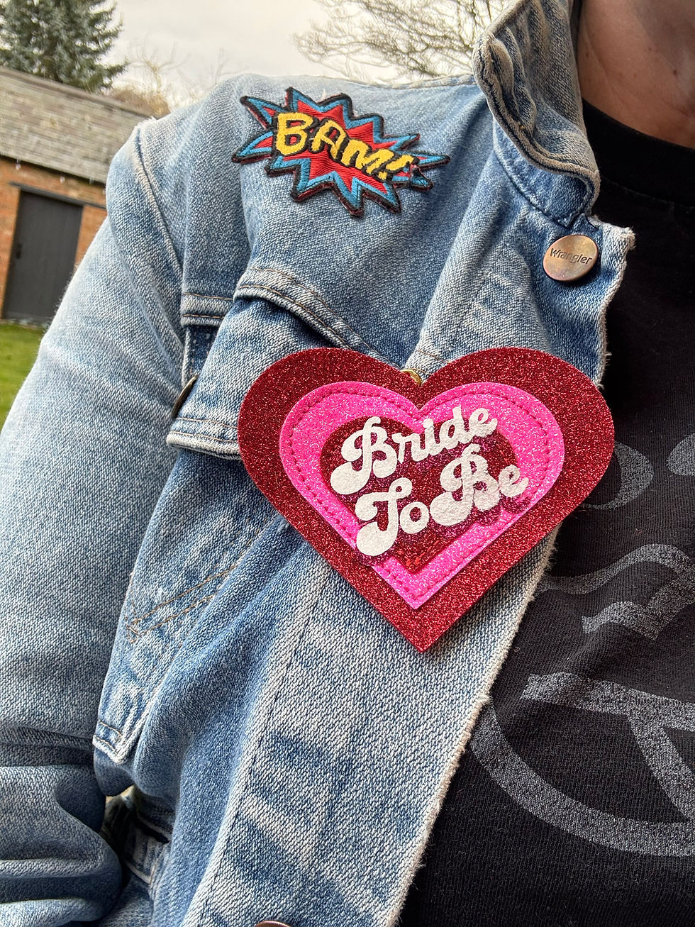 Thumbnail: Bride To Be Badge -  Wedding Pin Badge - Hen party Badge