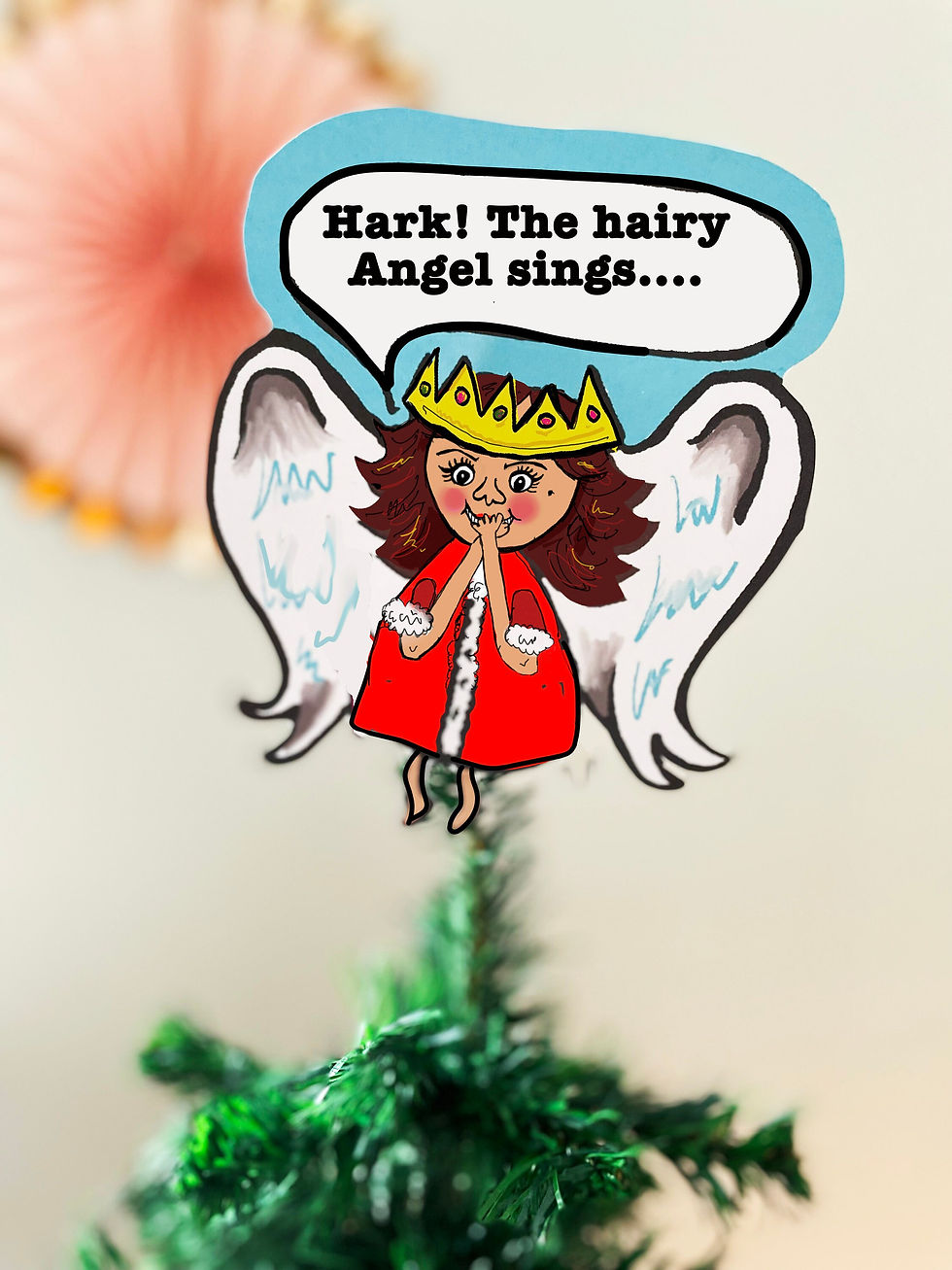 Thumbnail: Angel Tree Topper Matilda And The Christmas People Tree Topper