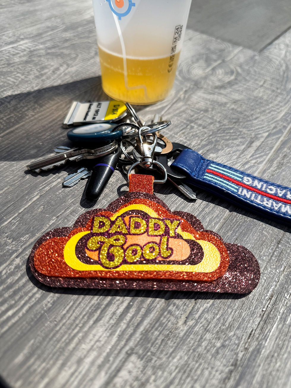 Thumbnail: Daddy Cool Fathers Day Gift Key Ring