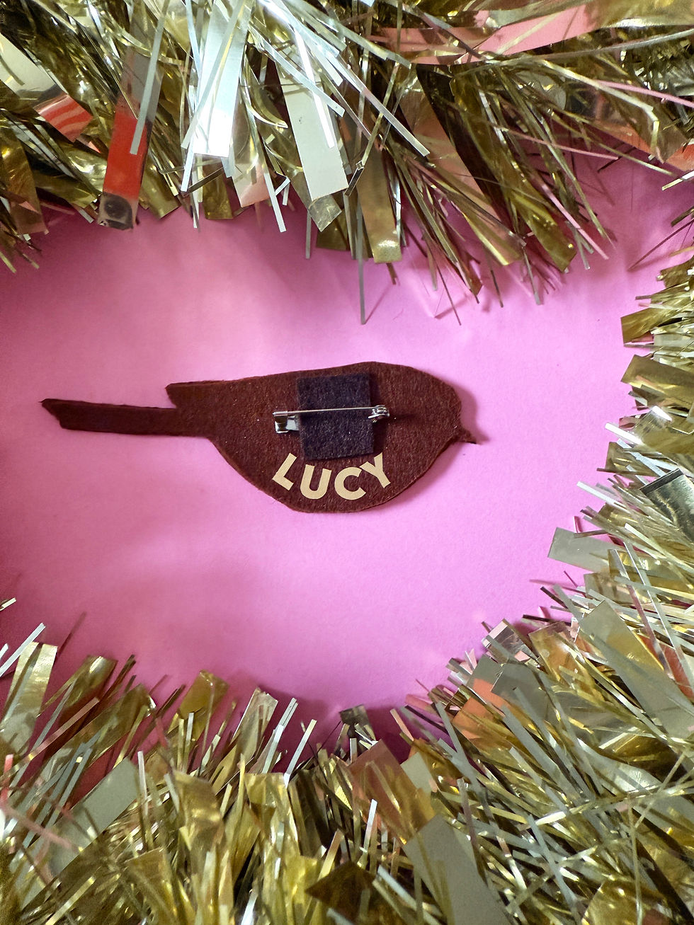 Thumbnail: Personalised Robin Remembrance Badge | Custom Memorial Pin for Loved One