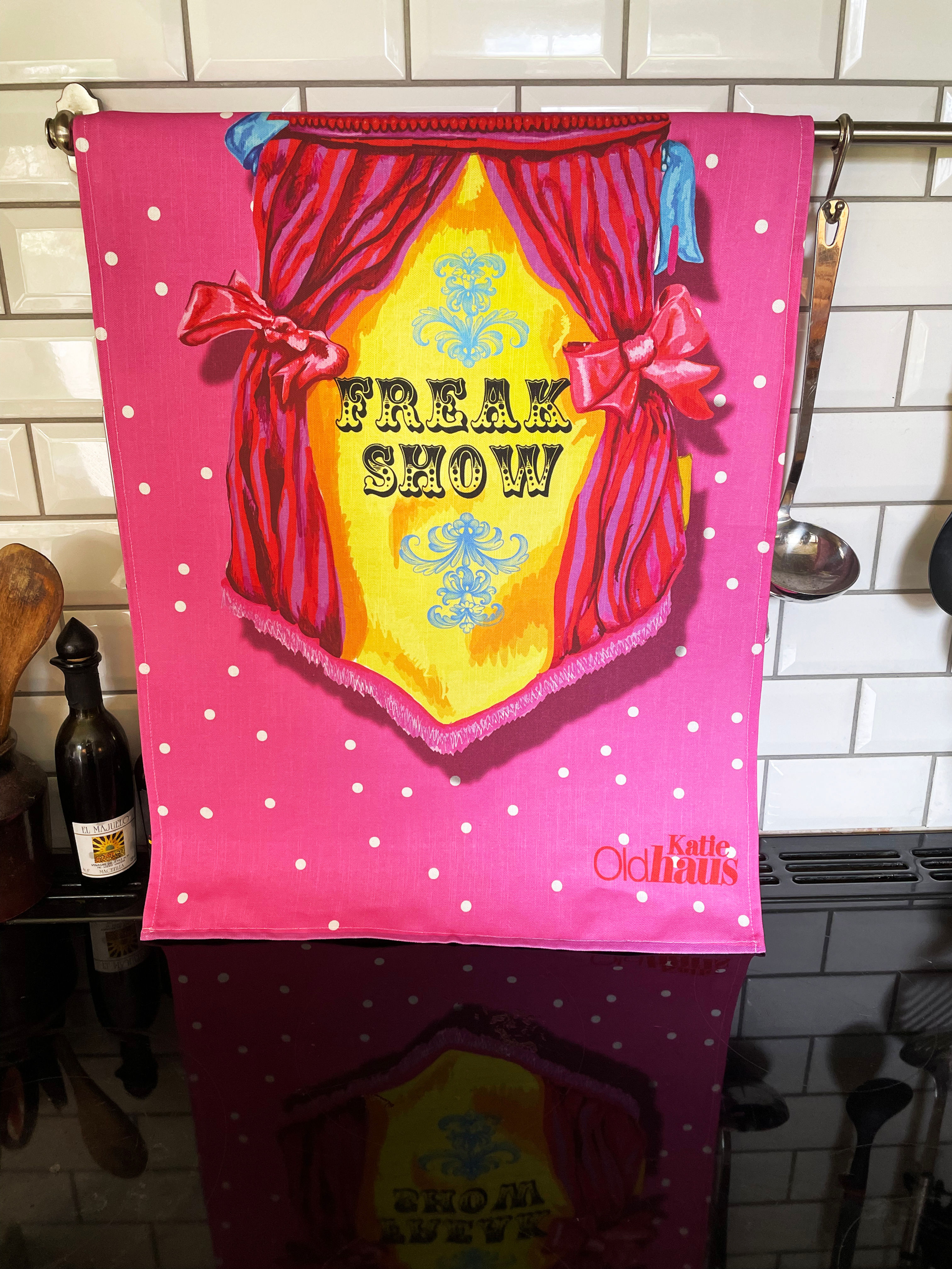 Freak Show Cotton Tea Towel