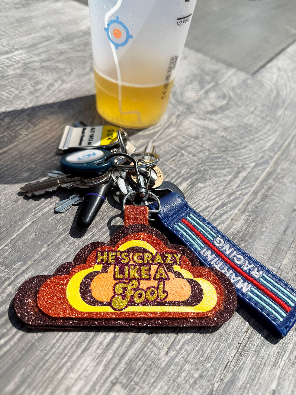 Thumbnail: Daddy Cool Fathers Day Gift Key Ring