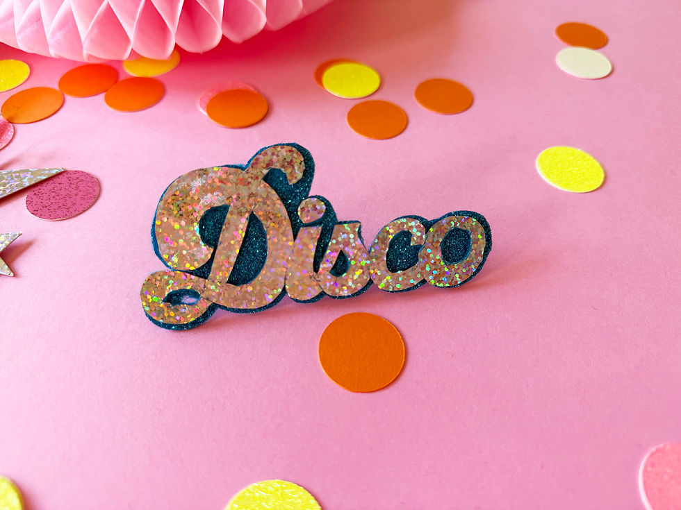 Thumbnail: Disco Kitchen Disco Party Badge Pin