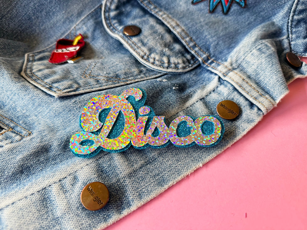 Thumbnail: Disco Kitchen Disco Party Badge Pin