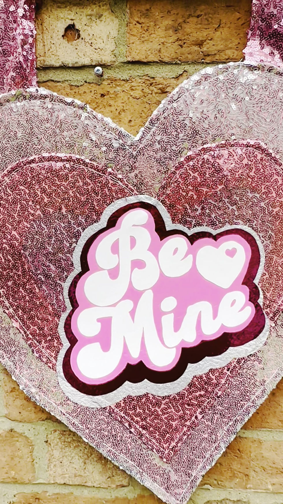 Thumbnail: Be Mine Sequin Wall Hanging