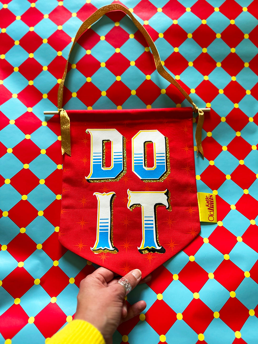 Thumbnail: DO IT Fabric Wall Hanging