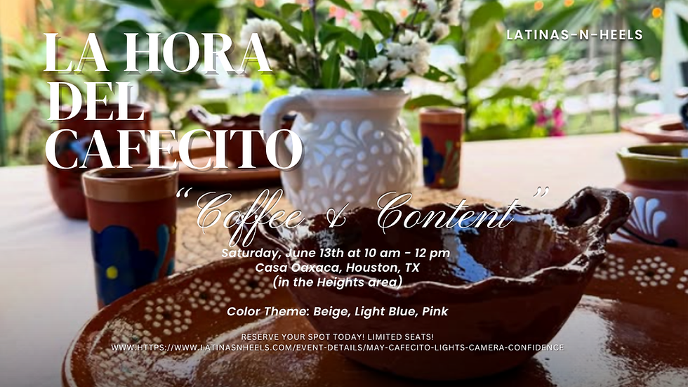 JUNE Cafecito "Lights, Camera, Confidence" ☕✨