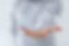 Handdarstellung offen mit Symbolen Netzwerkes