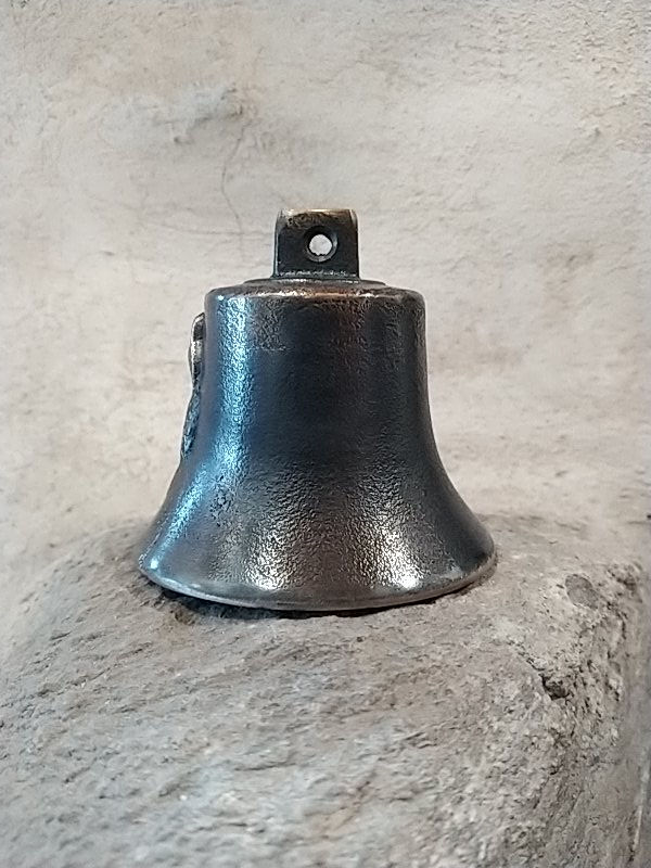 Miniatura: Zvonek Ital malý s reliéfem sovy, Ø65mm