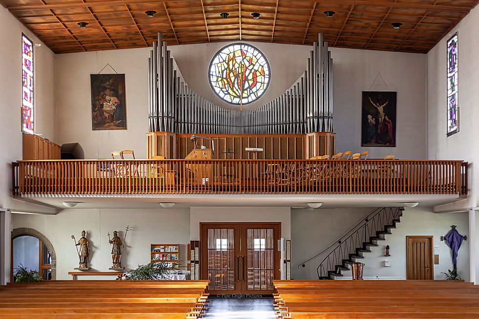 Obergösgen - Kath. Kirche - Hauptorgel