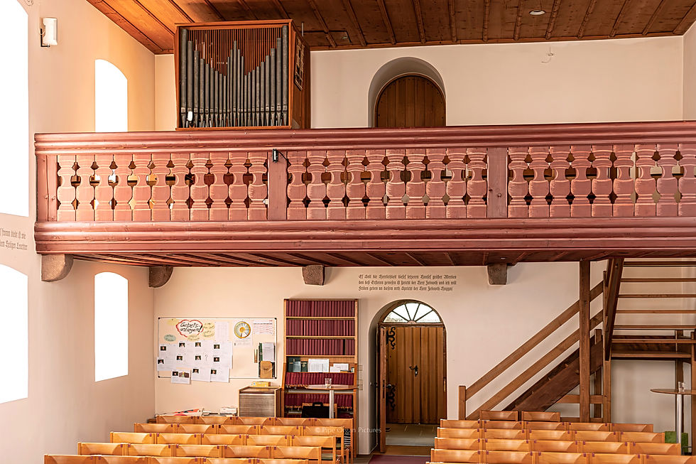 Wintersweiler - Evang. Kirche - Hauptorgel