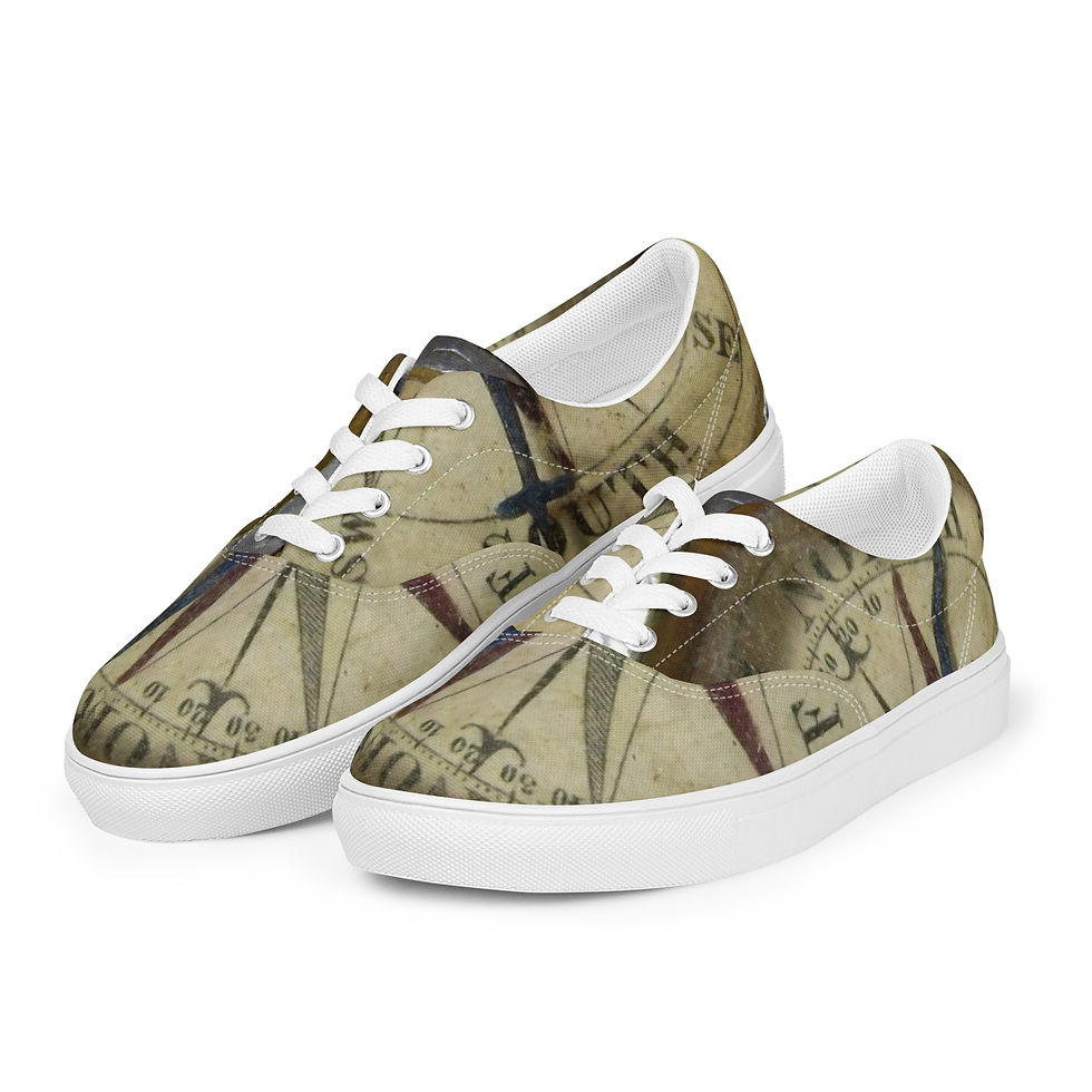 Thumbnail: Women’s lace-up canvas shoes