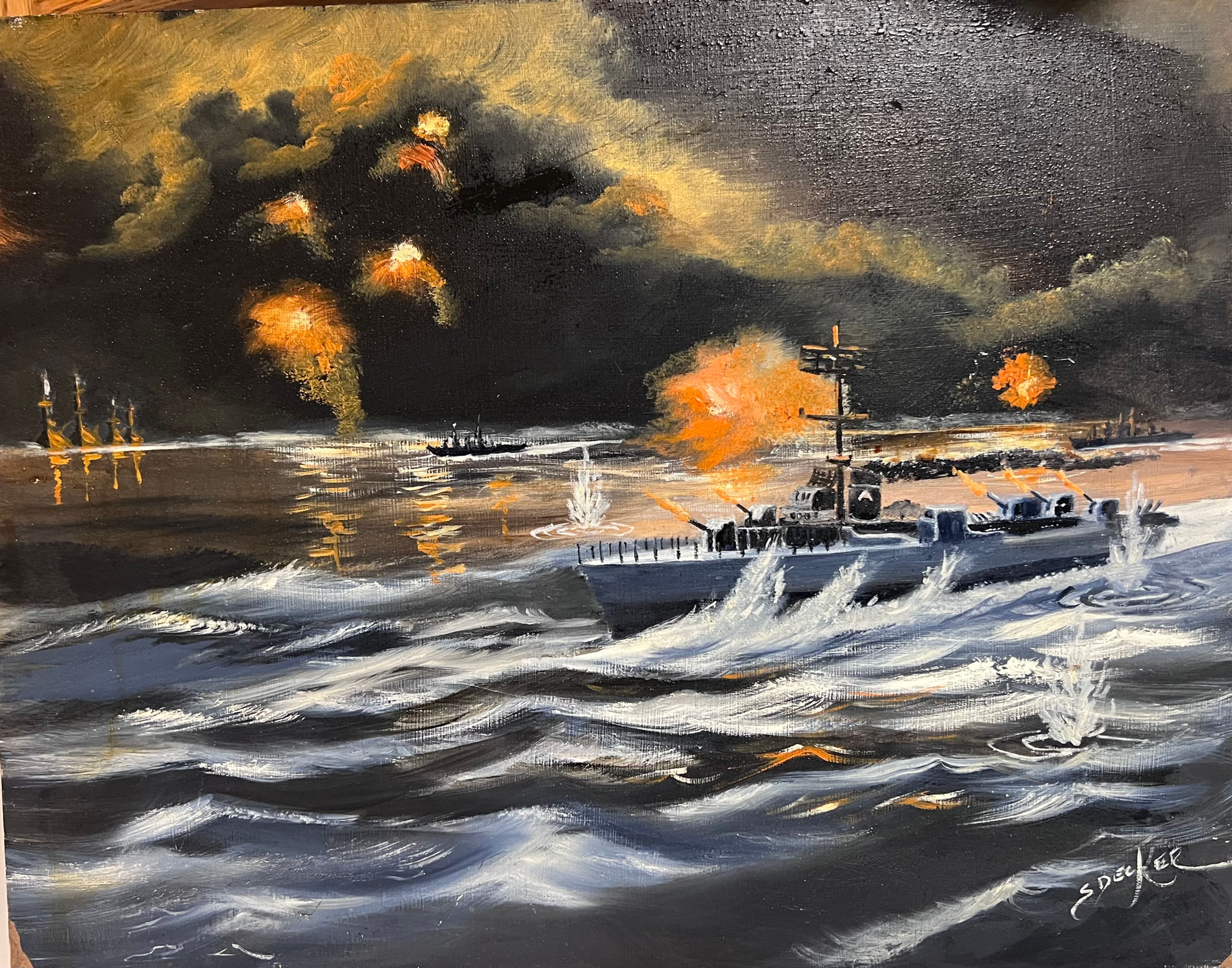 Original museum copy USS McGowan War War II Kamikaze Fight