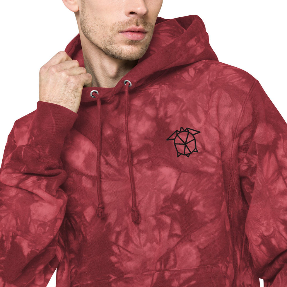 Thumbnail: Unisex Champion tie-dye hoodie