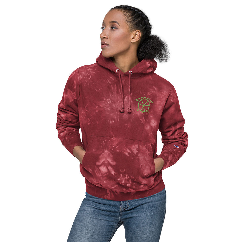Thumbnail: Unisex Champion tie-dye hoodie