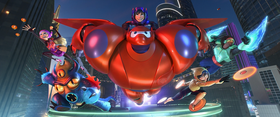 Big Hero 6 Team - Low Angle Shot