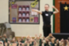 James Leading an Anti-Bullying theatre P