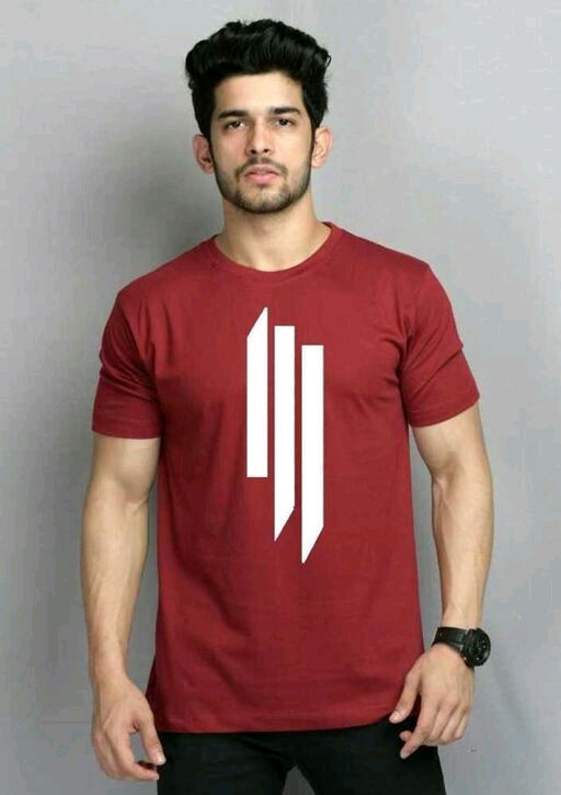 Thumbnail: Cotton Blend Men's T-Shirts 