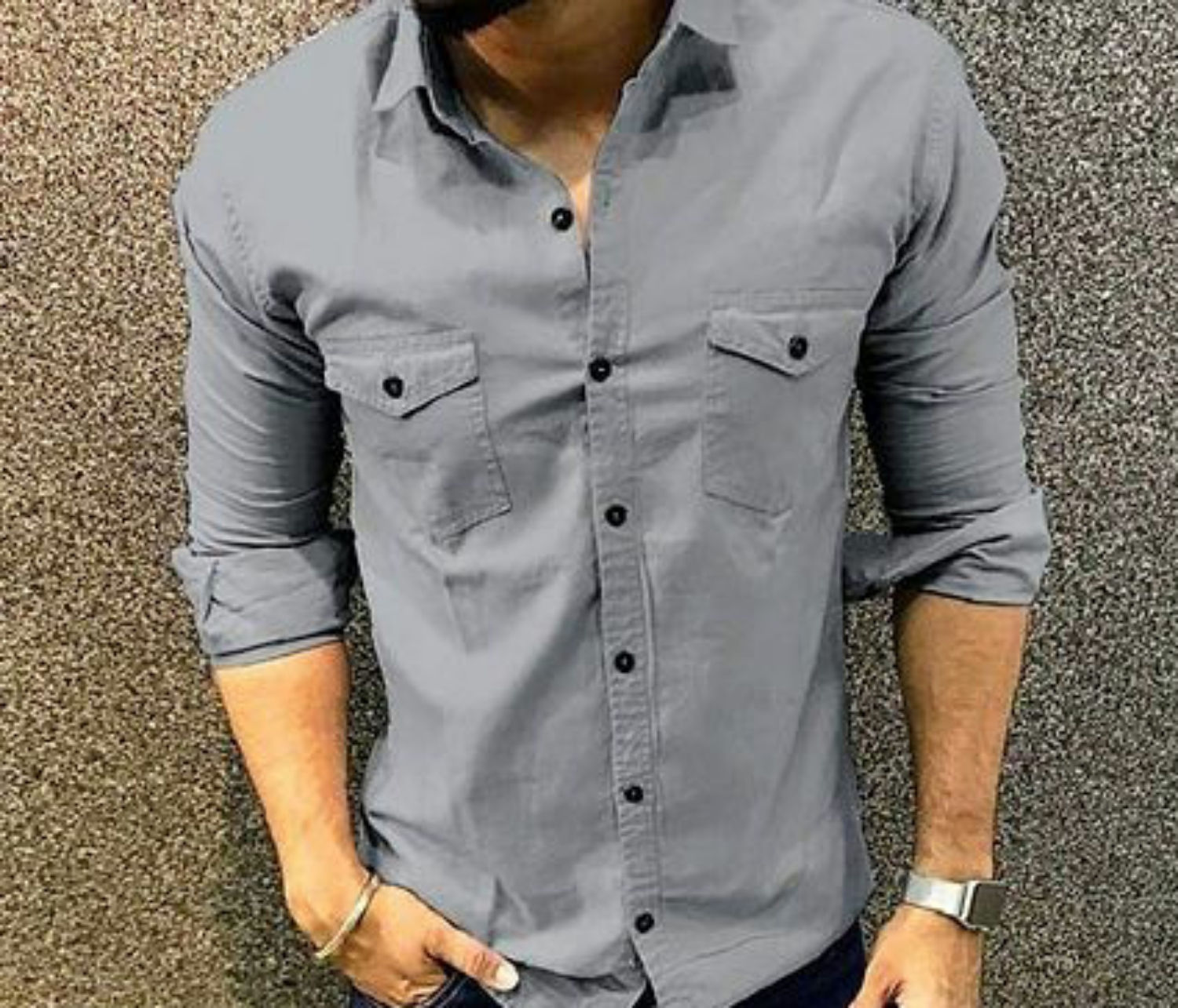 Men's Regular Fit Cotton Solid Casual Shirts