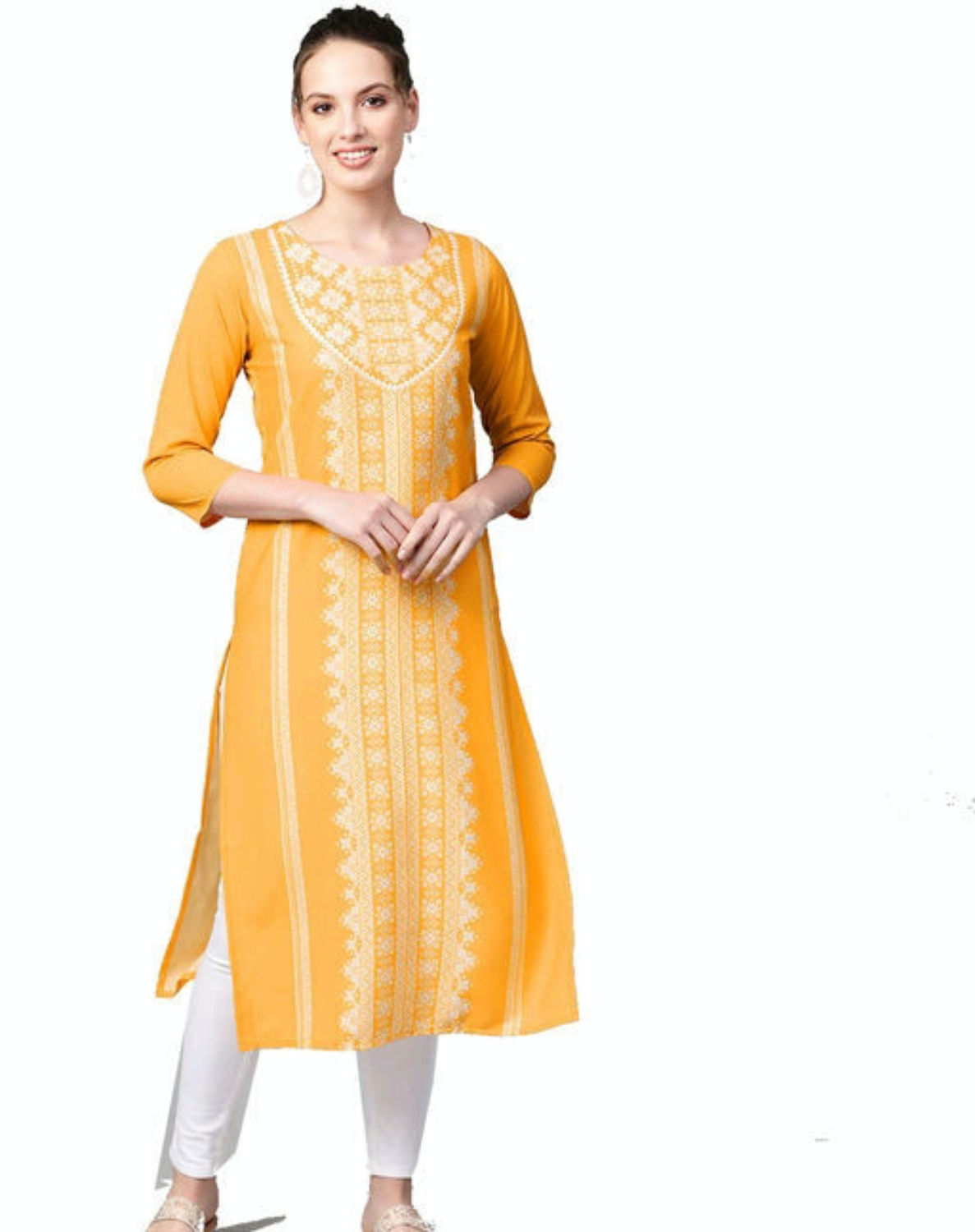 Trendy Stylish Crepe Women's Kurti