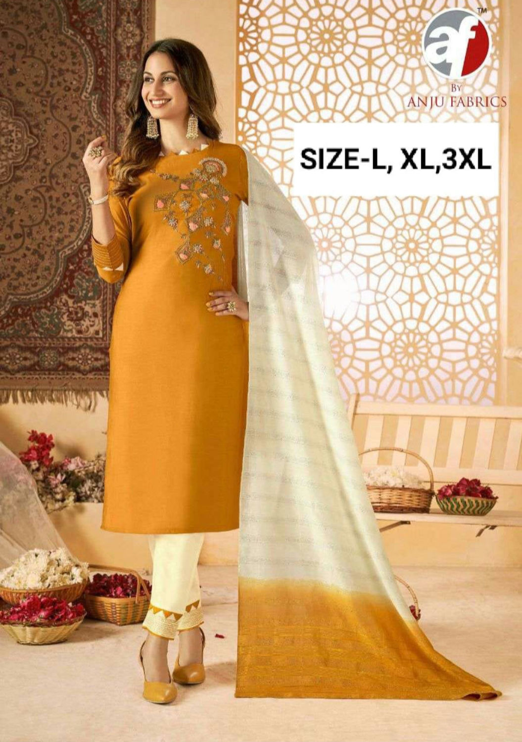 Shararat Kurti Pant with Dupatta