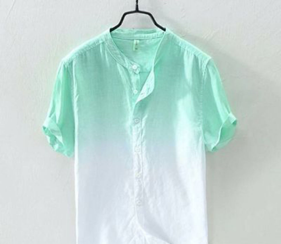 STYLEROAD Polycotton Ombre Dyed Casual Shirts For Men