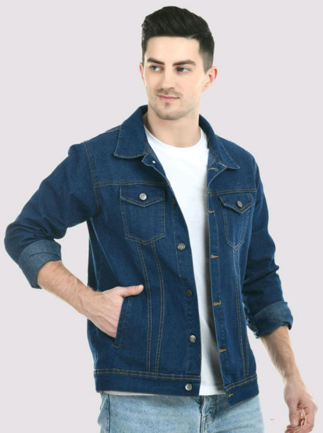 Stylish Partywear Men's Denim Jacket