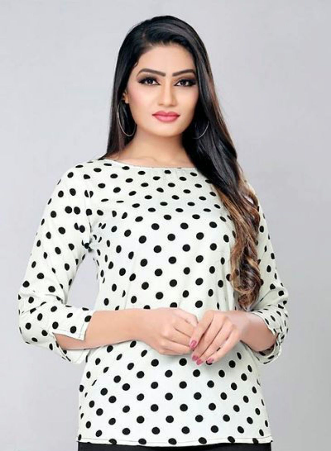 Crepe Printed Tops