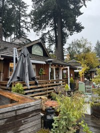 wooden buildind in Bowen Island, BC