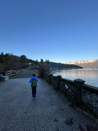 Laggon Caseway walk in Bowen Island, cool day