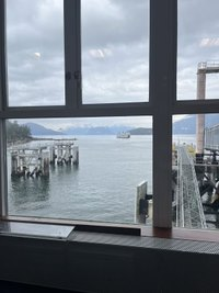 waiting area of the Horseshoe Bay ferry terminal