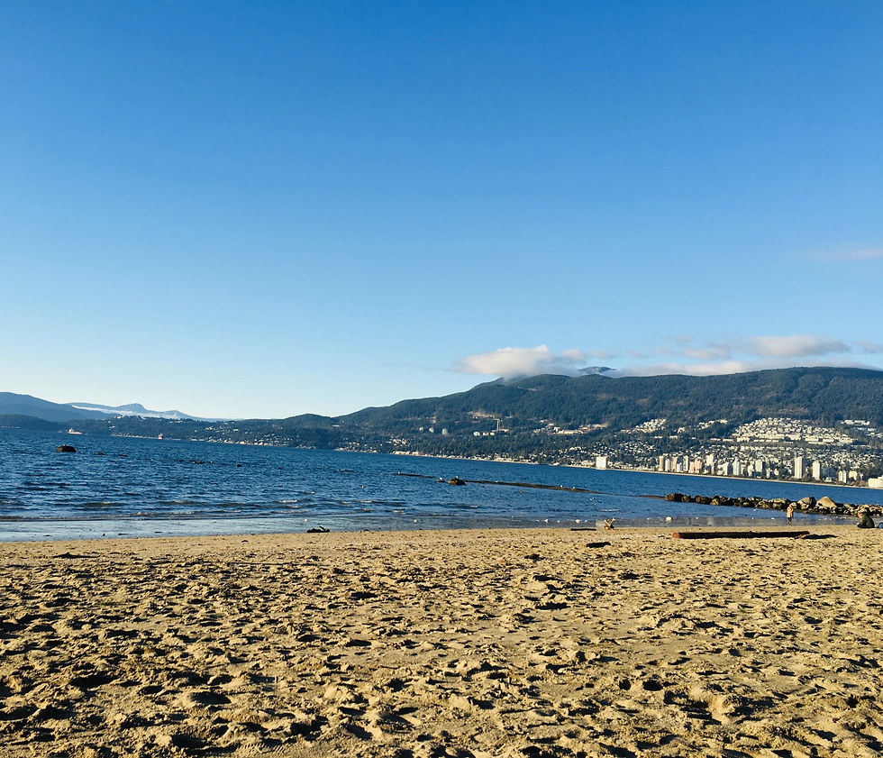 Third Beach, sandy beach, clear skies
